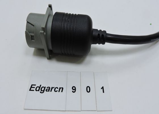 Über geformtem Gummidurchführungsring-Kabel-Schwarzes TPE unsymmetrisches DTM04-6P-E005