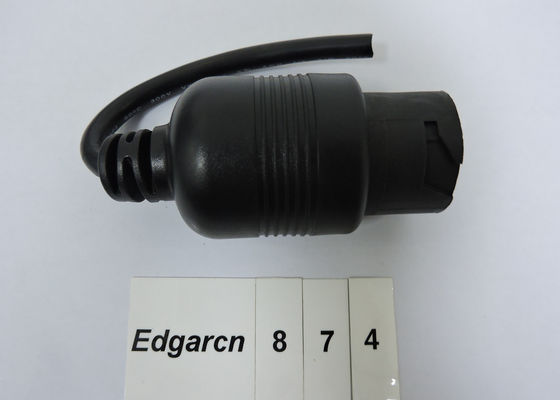 Über geformtem Gummidurchführungsring-Kabel-Schwarzes TPE unsymmetrisches DTM04-6P-E005