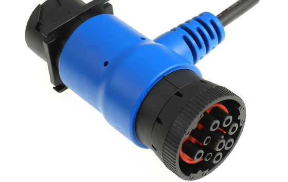 Dutsch imprägniern 4 Position Dt04-4p über geformtem unsymmetrischem Kabel