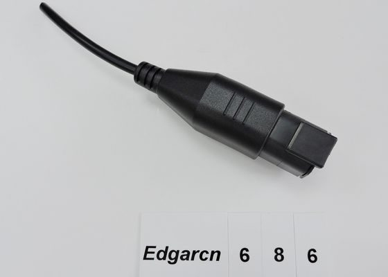Dutsch imprägniern 4 Position Dt04-4p über geformtem unsymmetrischem Kabel