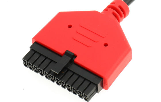 Roter Kabelbaum des Kabelbaum-24awg mit Soem-/ODM-Services für Auto