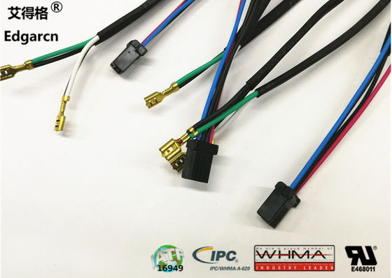 Elektrischer Rückspiegel-Automobilkabelbaum mit Tyco 4 Pin 040 Multilock-Stecker