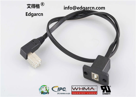 Kundenspezifischer Datenkommunikations-Kabel-Druck- / Adapter-Draht Usb B-Art zu Usb B Art