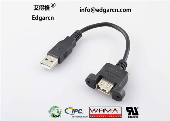Gerades Datenübertragungskabel Usb-Art eine Frau zur männlichen Länge 100mm