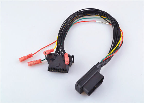 Kundengebundener Obd Ii Diagnosekabel 16 Pin-Mann zur Frau mit Crimp-Anschluss