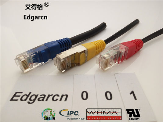 Datenkommunikation benutzerdefinierte Draht Baugruppen Rj45 Plug kundenspezifische Länge