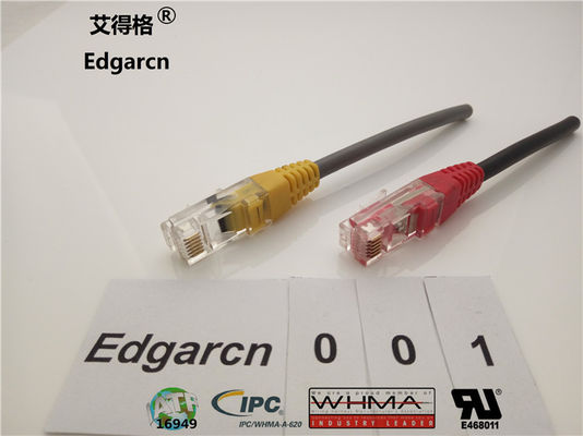 Datenkommunikation benutzerdefinierte Draht Baugruppen Rj45 Plug kundenspezifische Länge