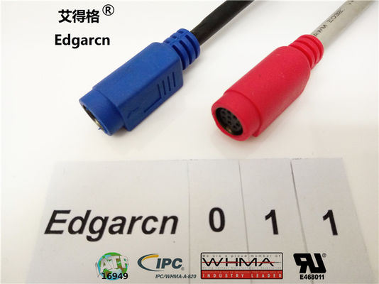 Datentransfer-Din-Stromkabel, industrielle kundenspezifische Kabel-Montagen Rj45 Cat5 Male