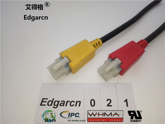 Pvc-Material Molex Micro Fit, Kundenspezifische Größe umspritzt Molex Mini Fit Jr