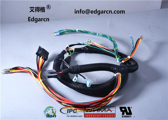 Schwarzes / Rotes Edgarcn Spiel-Maschinen-Geschirr 24 - 18awg mit Oem Odm Service