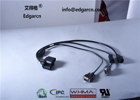 Gaming Kabel Kabelbaum Länge 100mm - 200mm Ul eingetragen in schwarzer Farbe