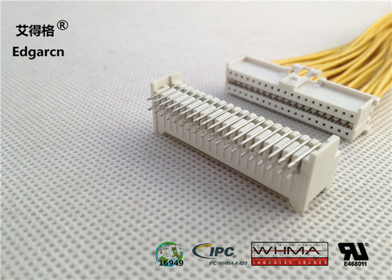 Buchsengehäuse 2mm Pitch Connector Zweireihige weiße Farbe mit 38 Pin