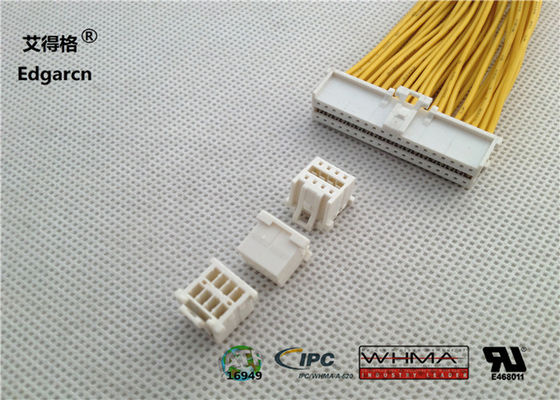Molex-Kabelbaum-Versammlung 2mm 8 Pin-Draht zum Brett-Verbindungsstück besonders angefertigt Farbe