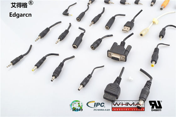 Industrielle benutzerdefinierte Kabel Assemblies Dc Netzkabel Kabel Zigarette Ce Rohs aufgeführt
