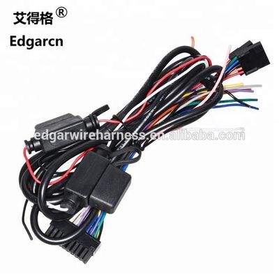 5C908 Fuse Holder Automotive Wire Harness with PVC Wire 105℃ 300V and UL1007-22AWG Wire for Truck GPS