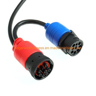 Premium J1939 OBD 9pin and J1962 16pin Truck Wiring Harness with IP68 Waterproof Deutsch Connector