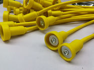Gelbes Kabel-Kabelbaum-magnetische sichere Kabel-PVC-Jacke mit überformten Enden