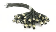 Über- geformte Sensor-Kabellänge 100/200mm des Rundsteckverbinder-Kabel-M12