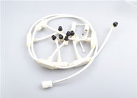 Kundenspezifisches elektronisches Kabelbaum-weißes Einspritzungskabel für geführte Verbindungsstücke